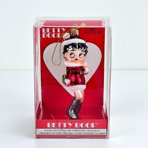 Kurt S. Adler Betty Boop Hand Crafted Glass Christmas Ornament NIB 5-1/2" Tall